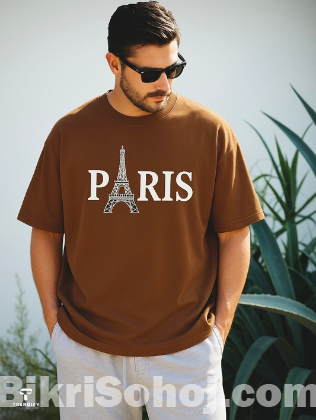 Drop Shoulder Tshirt with DTF Print